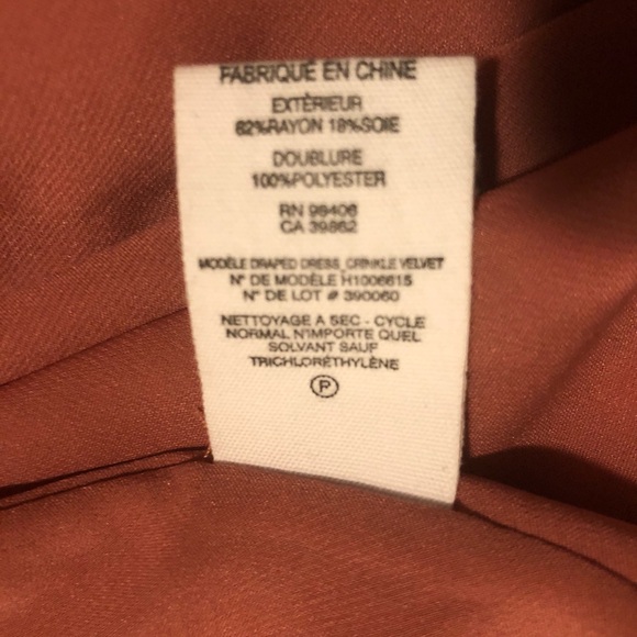 🥳B-DAY SALE❤️THEORY Ballet Pink Velvet Aline Dress Size 10 - Picture 7 of 8